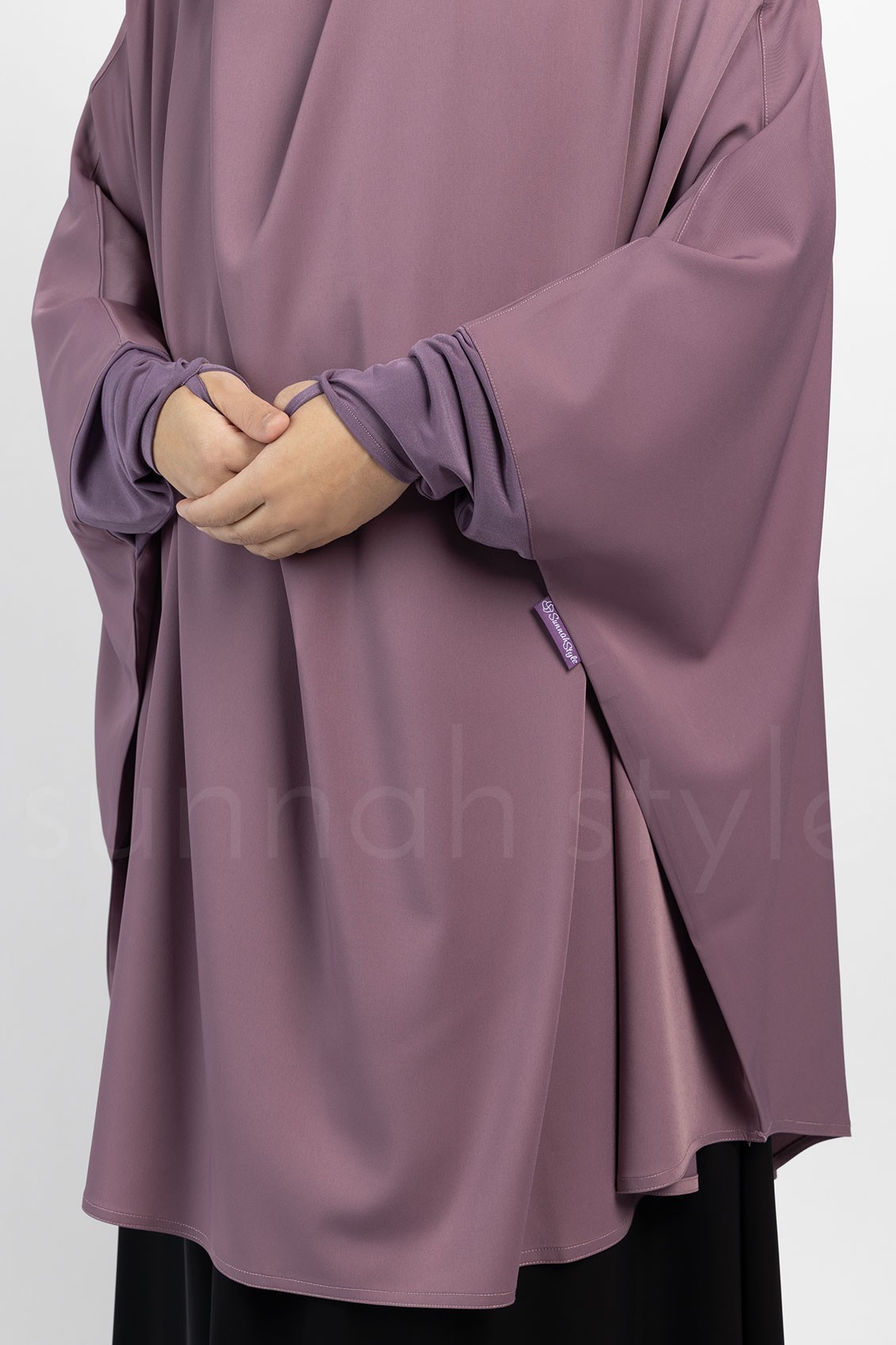 Sunnah Style Signature Jilbab Top Knee Length Mauve